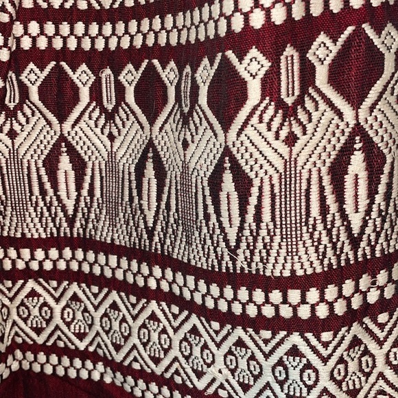 Vintage Maya Azteca Mexico Hand Made Skirt - Picture 6 of 12